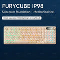 Flux Keyboard — Waterproof Translucent Liquid-Feel Mechanical Keyboard