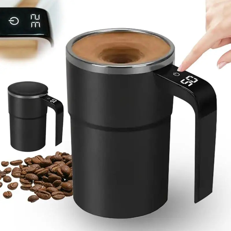 Orbit Mug — Self-Stirring USB Rechargeable Travel Cup