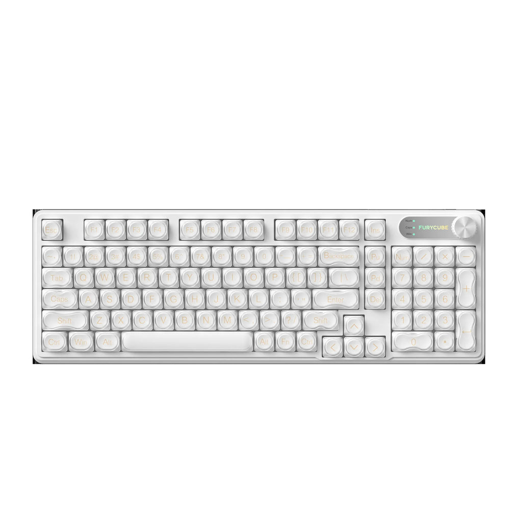 Flux Keyboard — Waterproof Translucent Liquid-Feel Mechanical Keyboard