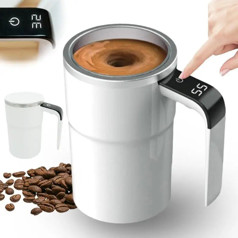 Orbit Mug — Self-Stirring USB Rechargeable Travel Cup