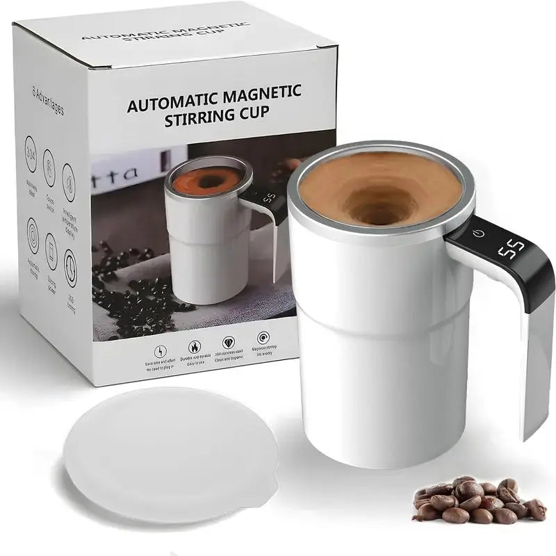 Orbit Mug — Self-Stirring USB Rechargeable Travel Cup