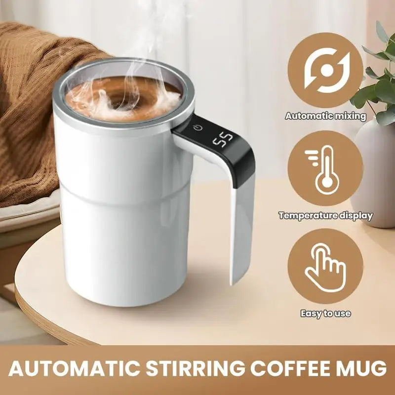 Orbit Mug — Self-Stirring USB Rechargeable Travel Cup