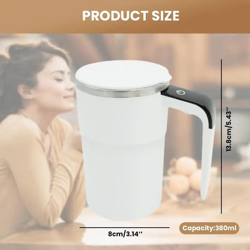 Orbit Mug — Self-Stirring USB Rechargeable Travel Cup